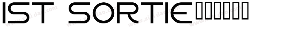 1st Sortie字体转换